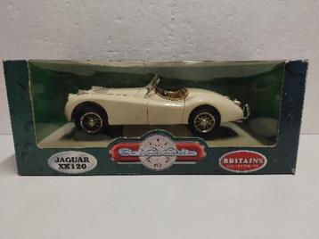 Jaguar XK 120 convertible creme ERTL Britain metal 1:18 KRD beschikbaar voor biedingen