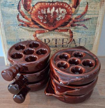 3+3 escargot schalen, 6 puts beschikbaar voor biedingen