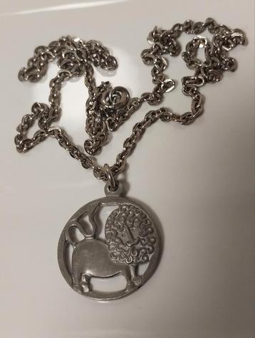 Vintage jaren 50 Jorg Jensen Denmark ketting en hanger beschikbaar voor biedingen