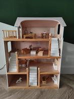 Wit Roze Poppenhuis Petite Amelie, Ophalen, Zo goed als nieuw, Poppenhuis