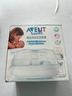 Flessensterilisator met 3 kleine avent flessen, Kinderen en Baby's, Babyvoeding en Toebehoren, Ophalen, Zo goed als nieuw, Sterilisator
