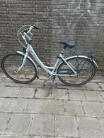 Witte damesfiets Gazelle, Fietsen en Brommers, Fietsen | Dames | Damesfietsen, Ophalen, Gebruikt, Versnellingen, 50 tot 53 cm
