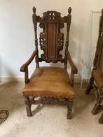 8 unieke Klooster stoelen., Antiek en Kunst, Antiek | Meubels | Stoelen en Banken, Ophalen