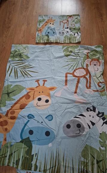 2 x peuterdekbed dieren 110 x 130 lang beschikbaar voor biedingen