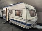 FENDT SAPHIR 490 TF DWARSBED - RONDZIT, Caravans en Kamperen, Caravans, Overige typen, Rondzit, Bedrijf, Schokbreker