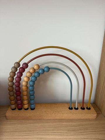 Leuke little dutch houten kralen spiraal regenboog beschikbaar voor biedingen