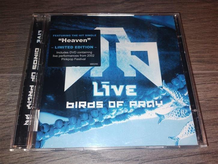 Live - Birds Of Pray [Limited Edition CD + Pinkpop DVD], Cd's en Dvd's, Cd's | Rock, Zo goed als nieuw, Poprock, Ophalen of Verzenden