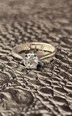 Prachtige wit 14k gouden ring