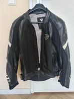 Leren motorpak (tweedelig) REV'IT. Jas mt 50 broek mt 102, Motoren, Kleding | Motorkleding, Ophalen, Tweedehands