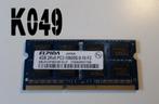 Elpida 4GB laptop RAM geheuden DDR3, Computers en Software, RAM geheugen, MTI_Logistics@Micron.com, Gebruikt, DDR3, Ophalen of Verzenden