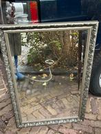 Mooie rechthoekige spiegel met zilveren lijst, Gebruikt, Ophalen of Verzenden, 75 tot 100 cm, 150 tot 200 cm