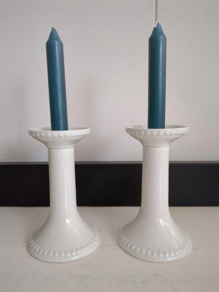 Rörstrand Tiara kandelaars, Huis en Inrichting, Woonaccessoires | Kandelaars en Kaarsen, Gebruikt, Kandelaar, Minder dan 25 cm