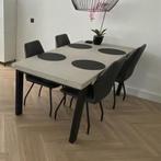 Xooon Eetkamertafel Betonlook + Metalen Poten, Huis en Inrichting, Tafels | Eettafels, Ophalen, 50 tot 100 cm, Zo goed als nieuw