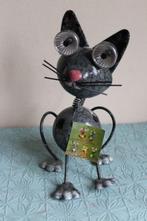 Metalen solarlamp "kat" - nieuw, Zonne-energie, Overige typen, Nieuw, Ophalen of Verzenden