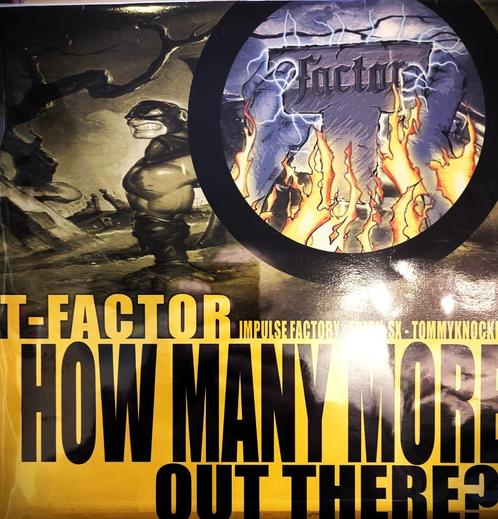 T-Factor – How Many More Out There?, Cd's en Dvd's, Vinyl | Dance en House, Gebruikt, Techno of Trance, 12 inch, Ophalen of Verzenden