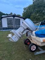 Authentiek Ski bood Beekman 60 pk met trailer, Watersport en Boten, Ophalen, Zo goed als nieuw, Minder dan 70 pk, 3 tot 6 meter