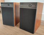 Jamo Mini 80  luidsprekers Deens hout donker bruin, Ophalen, Gebruikt, 60 tot 120 watt, Front, Rear of Stereo speakers