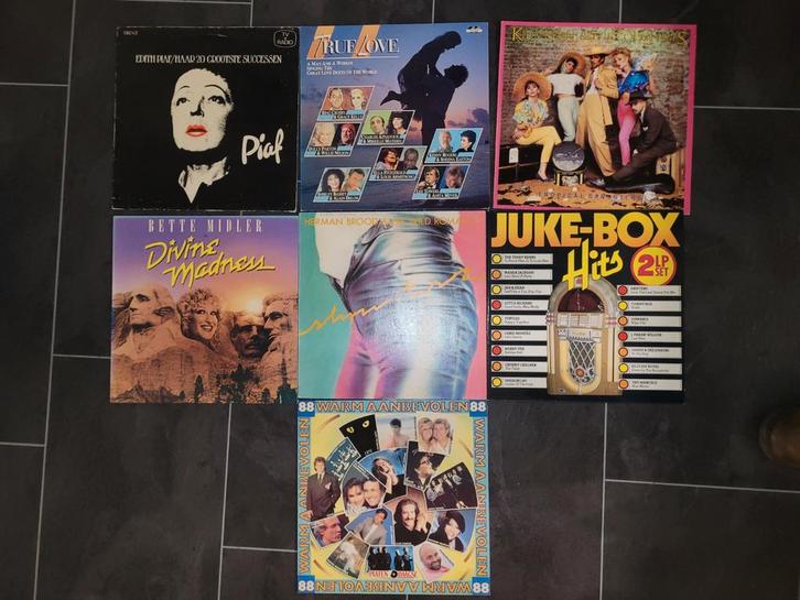 7 Vinyl LP's - Diverse artiesten, Cd's en Dvd's, Vinyl | Pop, Gebruikt, 1960 tot 1980, 12 inch, Ophalen of Verzenden