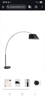 Arc vloerlamp zwart, Huis en Inrichting, Lampen | Vloerlampen, Ophalen, Gebruikt, 200 cm of meer