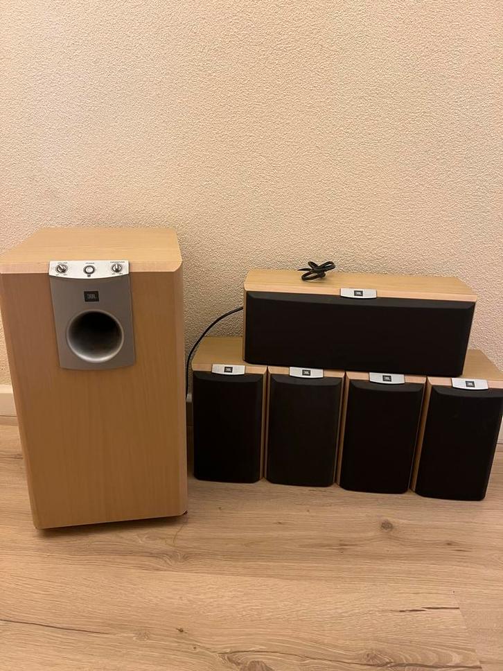 JBL SCS-178 5.1 Speakersysteem, Audio, Tv en Foto, Home Cinema-sets, Gebruikt, Overige spelers, 5.1-systeem, 70 watt of meer, JVC