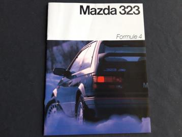 Mazda 323 Formule 4 1986- folder van rallykanon ! UNIEK ! beschikbaar voor biedingen