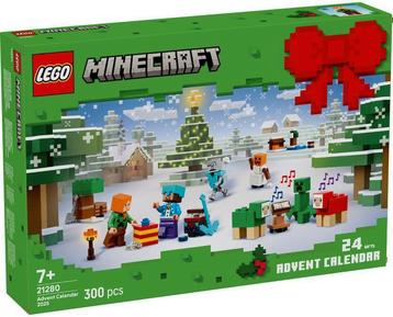 Lego minecraft 21280 adventskalender nieuw beschikbaar voor biedingen