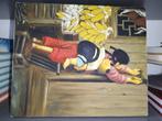 Schilderij kunst art work painting kunstwerk. Tibet, Ophalen of Verzenden