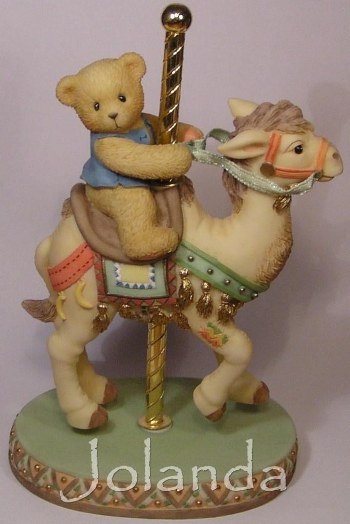 Cherished Teddies Carrousel Paard Jerrod, Verzamelen, Ophalen of Verzenden, Zo goed als nieuw, Beeldje, Cherished Teddies