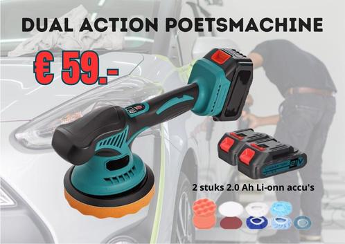 polijstmachine nieuw met 2 accu's en oplader, Auto diversen, Onderhoudsmiddelen, Ophalen of Verzenden