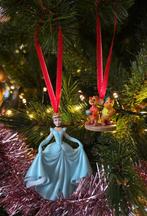 Disney Assepoester & Guus Jaq kerst ornament hanger kerstbal, Ophalen of Verzenden, Assepoester of Belle, Nieuw