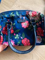 Olilly Handtas met Bloemenprint, Ophalen of Verzenden, Nieuw, Blauw, Handtas