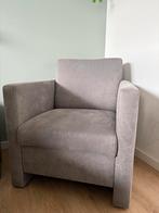 Mooie grijze fauteuil, Ophalen, Stof, 75 tot 100 cm, Zo goed als nieuw
