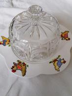 Dake en Zn serveerschaal met glazen deksel, Huis en Inrichting, Keuken | Servies, Ophalen, Overige stijlen, Glas, Schaal of Schalen