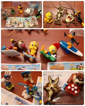 Looney Tunes 17 Figuren - Kinder Ferrero - Tomy bobble heads beschikbaar voor biedingen