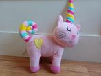 Hema poes kat roze geel hartje feestmuts muts, Ophalen of Verzenden, Zo goed als nieuw, Poes