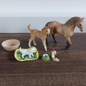 Schleich Quarter paarden set te koop. beschikbaar voor biedingen