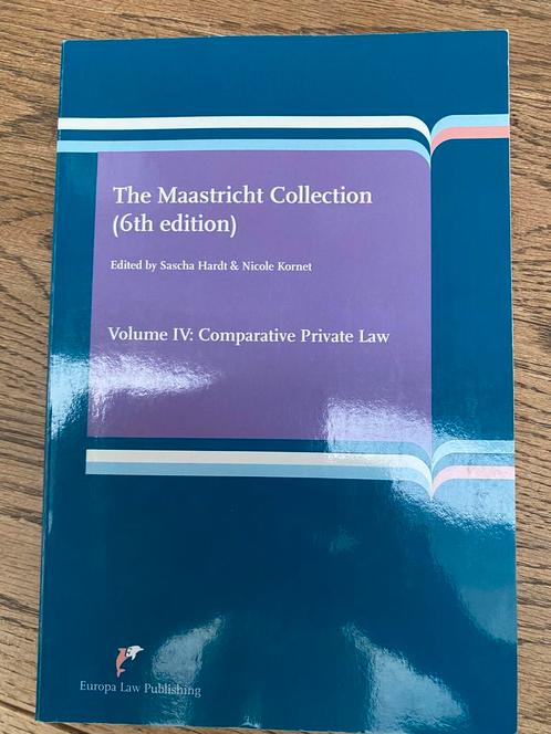 The Maastricht Collection (6th edition) Volume IV, Boeken, Wetenschap, Zo goed als nieuw, Ophalen