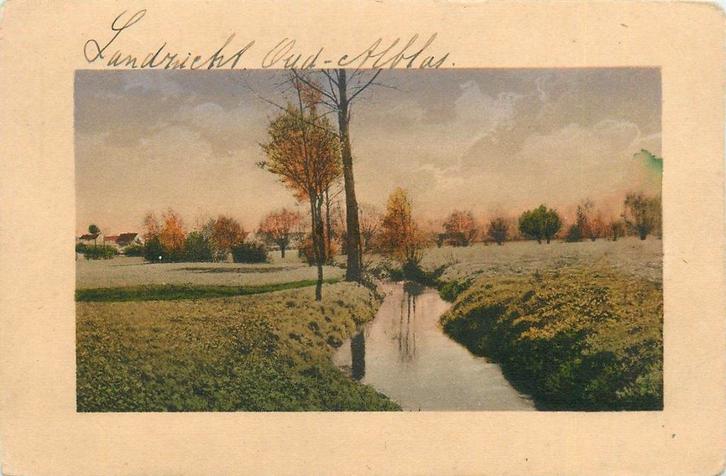 701106001 Oud Alblas, Verzamelen, Ansichtkaarten | Nederland, Zuid-Holland, Voor 1920, Verzenden