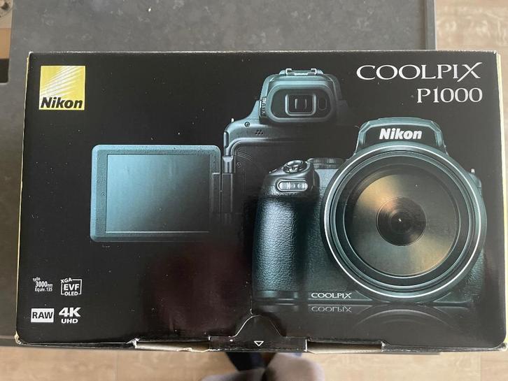 Nikon Coolpix P1000, Audio, Tv en Foto, Fotocamera's Digitaal, Zo goed als nieuw, Nikon, 8 keer of meer, Ophalen