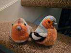 Vogel knuffeltjes 2x, Kinderen en Baby's, Speelgoed | Knuffels en Pluche, Ophalen of Verzenden, Zo goed als nieuw, Overige typen