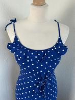 King Louie maat 40 blauwe zomer jurk stippen 1839, Kleding | Dames, Jurken, Maat 38/40 (M), Blauw, Ophalen of Verzenden, Zo goed als nieuw