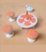 Lundby Poppenhuis Tafel Stoelen Loungeset 1:16 en Hanglamp, Ophalen of Verzenden