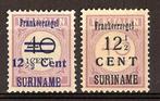 Suriname NVPH nr 116/7 postfris Hulpuitgifte 1926, Verzenden, Postfris