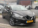 Nissan Micra 1.0L Acenta | Apple CarPlay | Airco | AFN.Trekh, Gebruikt, Leder en Stof, Zwart, Origineel Nederlands
