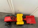 Tractor Loopwagen traptractor met aanhanger, Kinderen en Baby's, Speelgoed | Buiten | Voertuigen en Loopfietsen, Ophalen of Verzenden