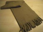 Sjaal, bruin, maten 150x24cm, met franjes, zeer zacht, mooi!, Ophalen of Verzenden, Nieuw, Maat 46/48 (XL) of groter, Handschoenen