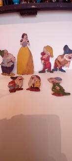 Sneeuwwitje en de Zeven Dwergen Houten Figuren, Antiek en Kunst, Antiek | Speelgoed, Ophalen of Verzenden