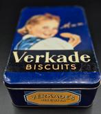 Vintage Verkade Koekblik, Verzamelen, Ophalen of Verzenden, Gebruikt, Koek(jes), Verkade