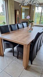 Mooie eiken eetkamertafel 250x110x75 cm, Huis en Inrichting, Tafels | Eettafels, Ophalen, Eikenhout, 200 cm of meer, Zo goed als nieuw