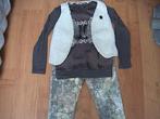 RETOUR + GEISHA + LMTD geweldig leuk set - broek shirt hesje, Kinderen en Baby's, Kinderkleding | Maat 134, Meisje, Ophalen of Verzenden